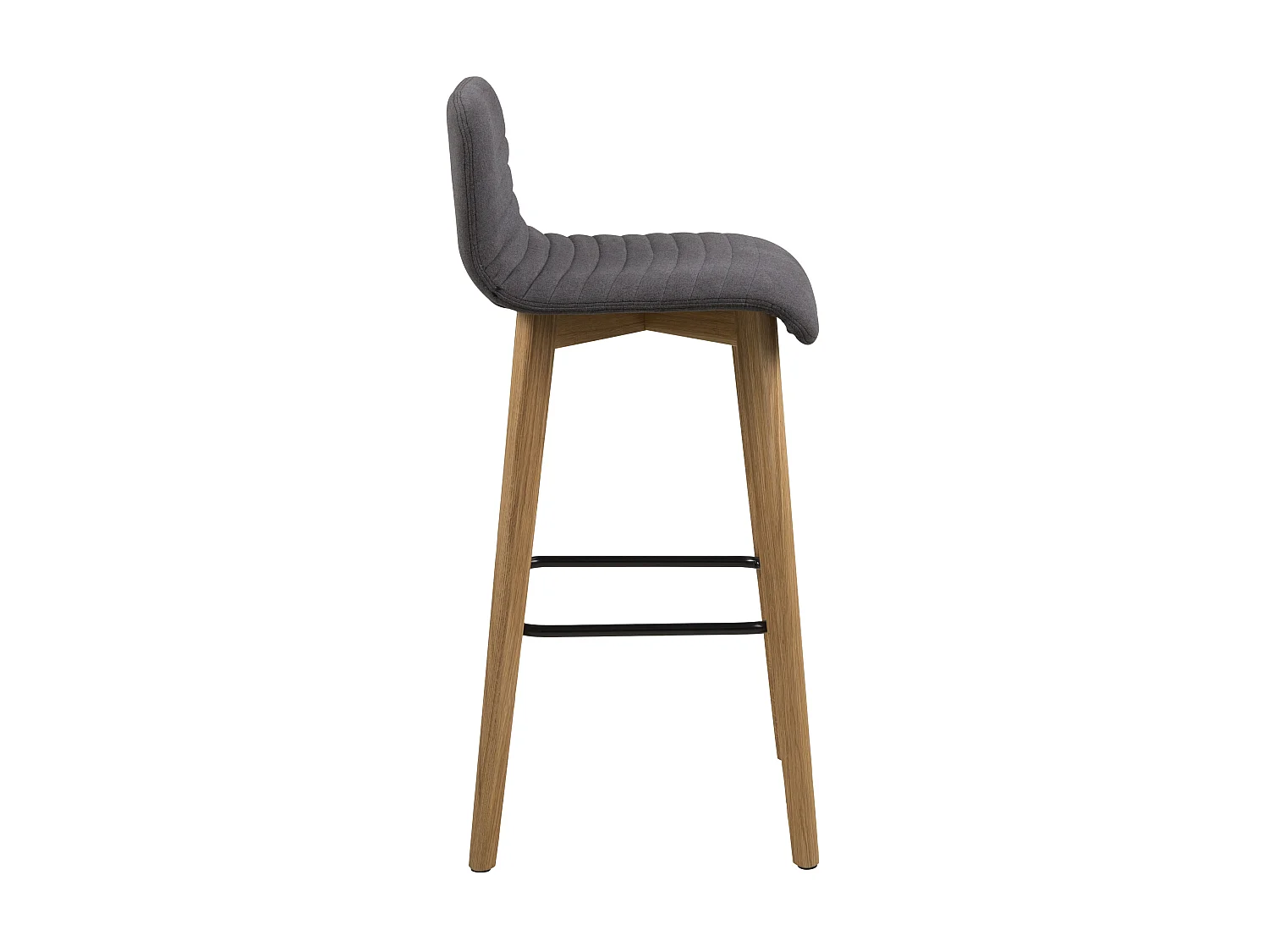 Aros Tabouret de bar en gris, anthracite.