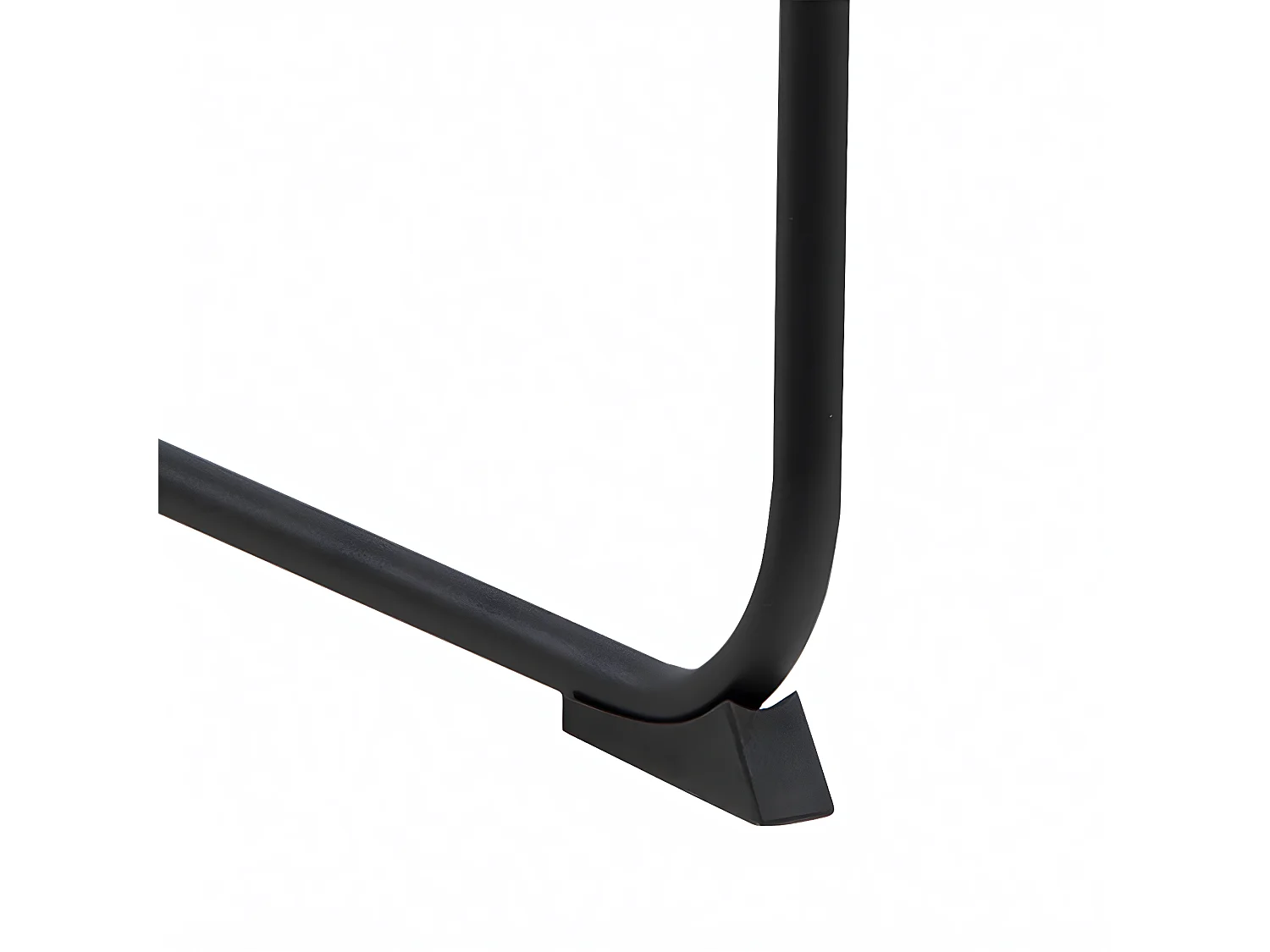 Lira Barhocker in dunkelgrau und schwarz pulverbeschichteten Gestell.