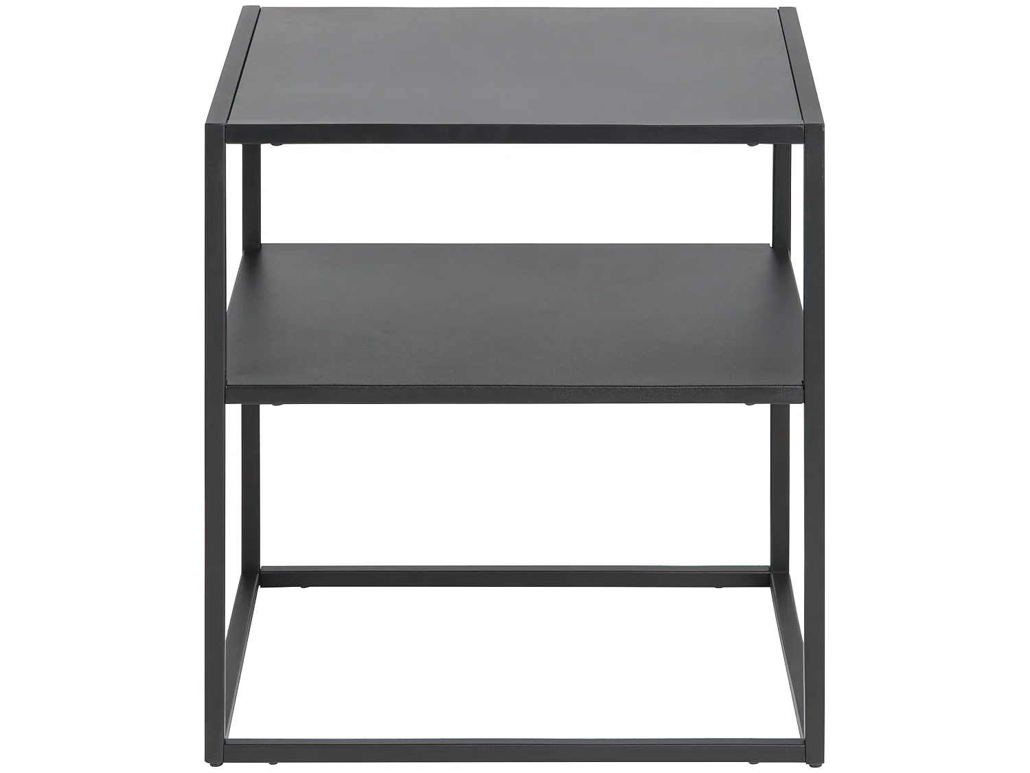 Newton Table de chevet 1 tablette de rangement, noir.