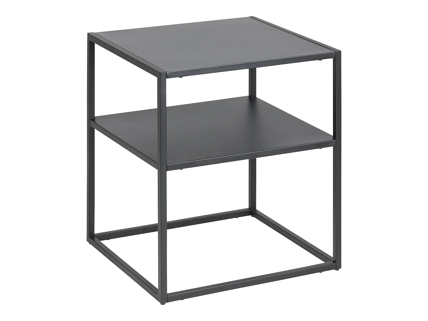 Comodino Newton 1 ripiano nero.