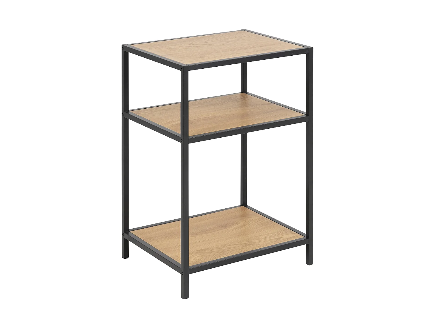 Sea Table de chevet avec 2 tables de rangement en chêne.