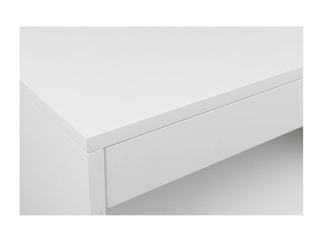 Cholet table de nuit 1 tiroir blanche.