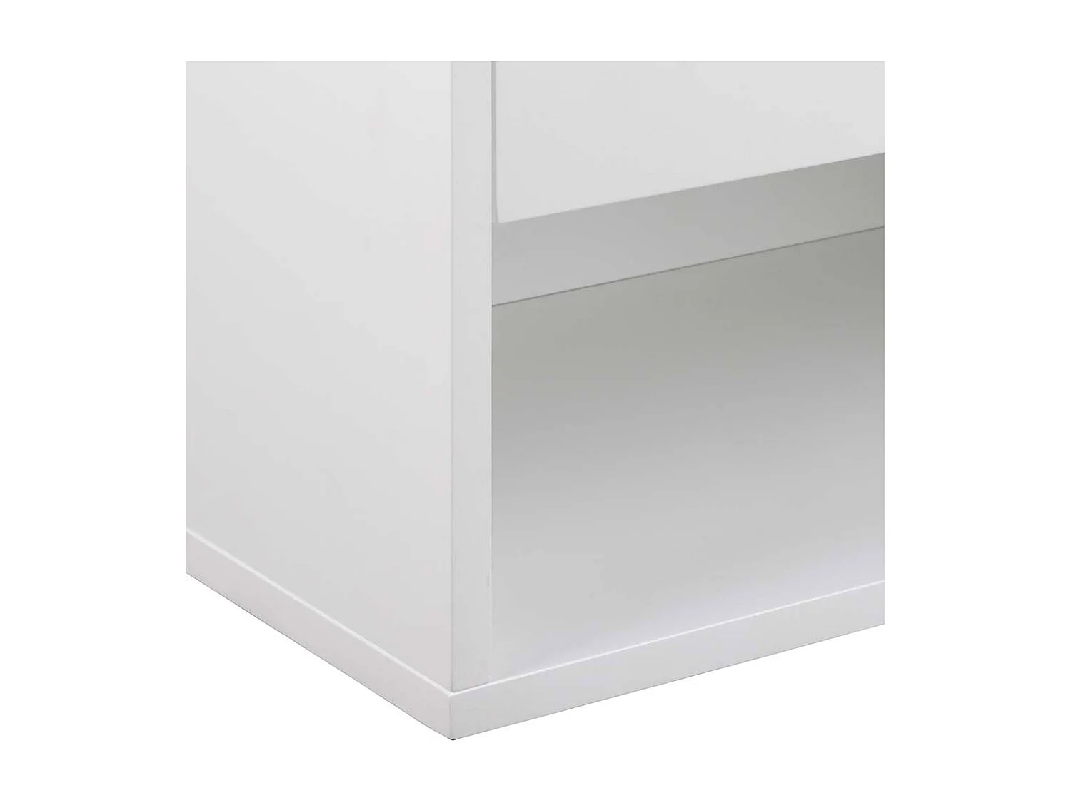 Cholet table de nuit 1 tiroir blanche.