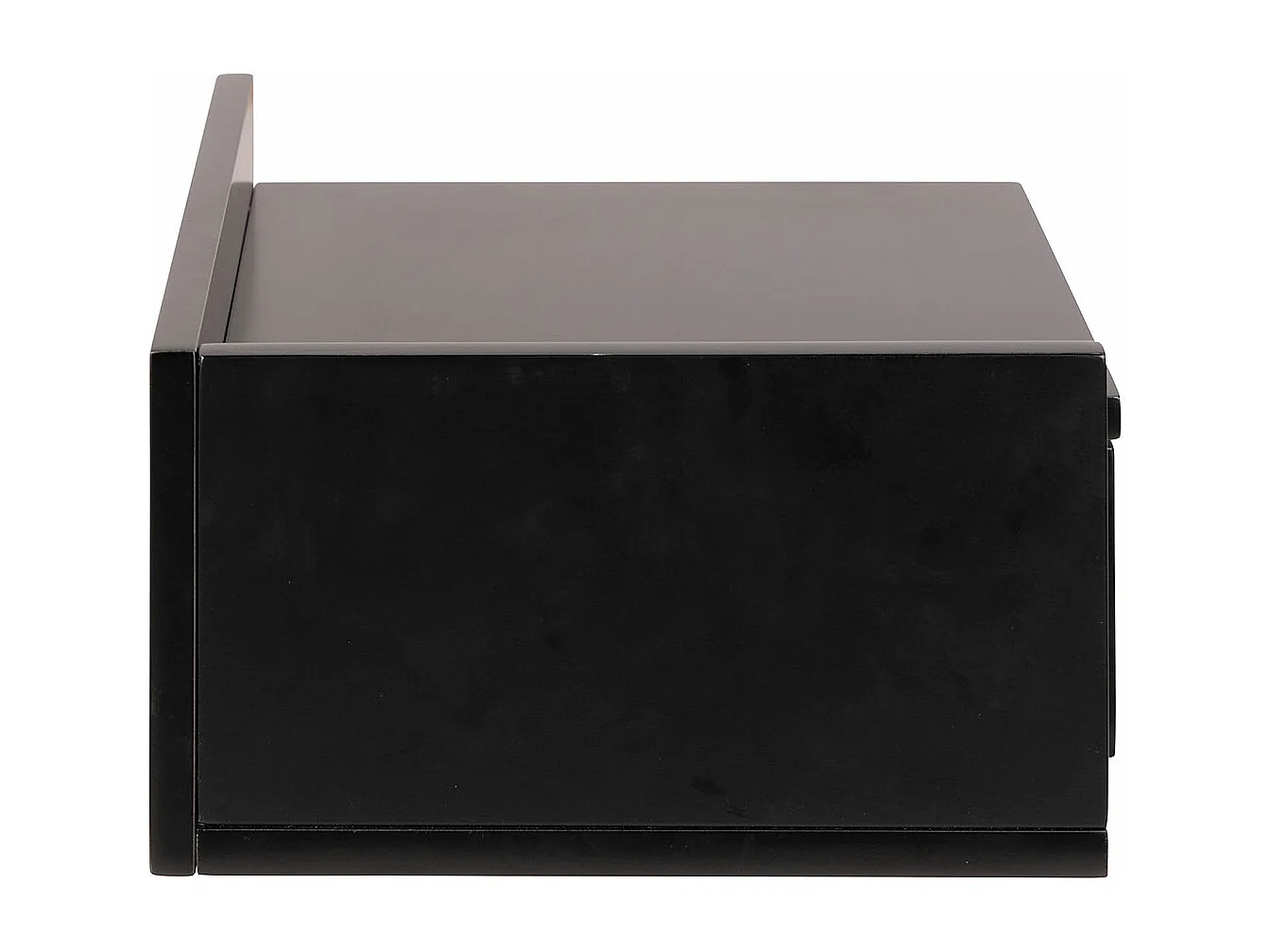 Ashlan Nachttisch 1 Schublade 1 Regal schwarz.