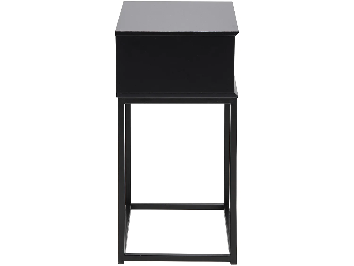 Mike Nachttisch schwarz.