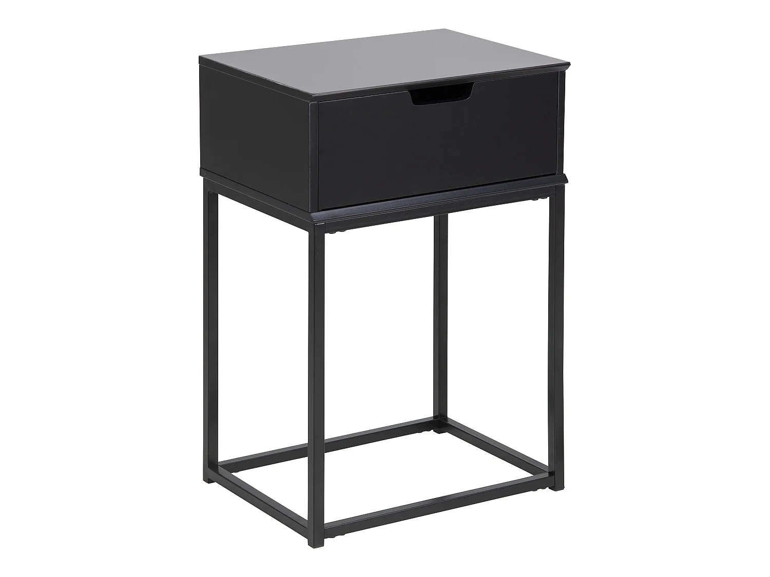 Mike Table de chevet noir.