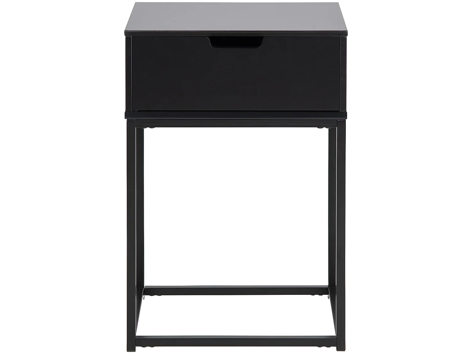 Mike nachtkastje zwart.