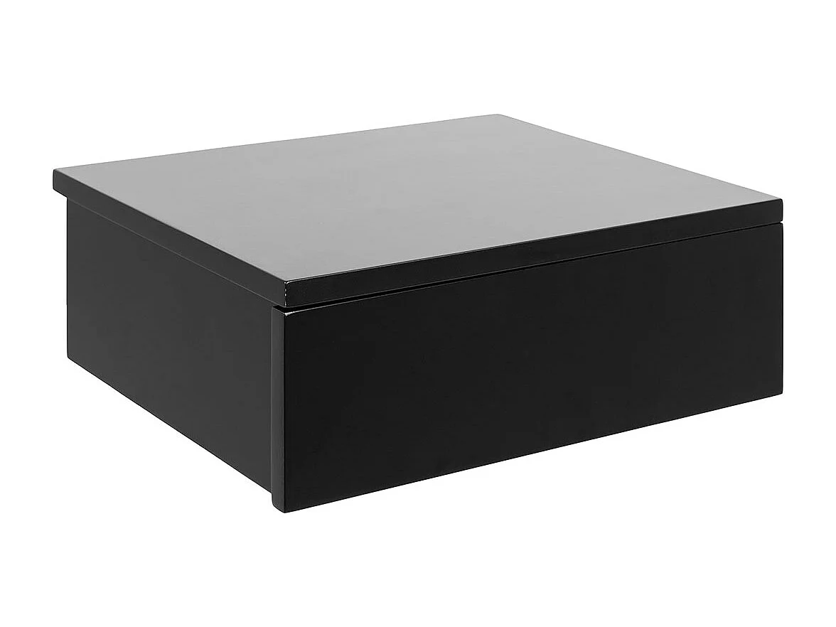 Avignon table de nuit 1 tiroir noire.