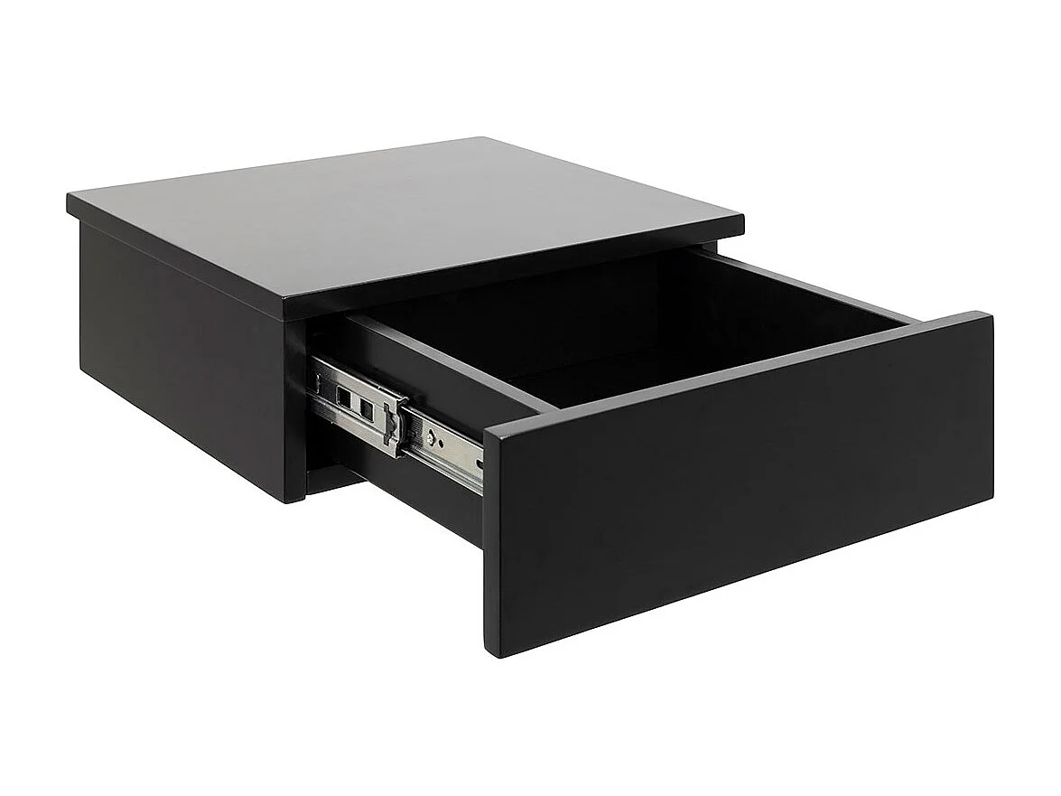 Avignon table de nuit 1 tiroir noire.