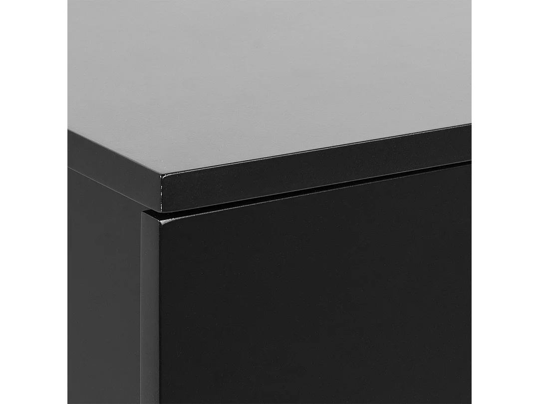 Avignon table de nuit 1 tiroir noire.