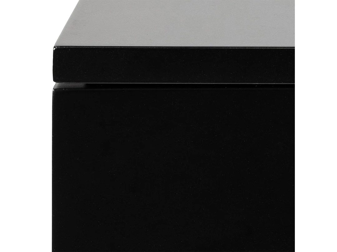 Avignon table de nuit 1 tiroir noire.