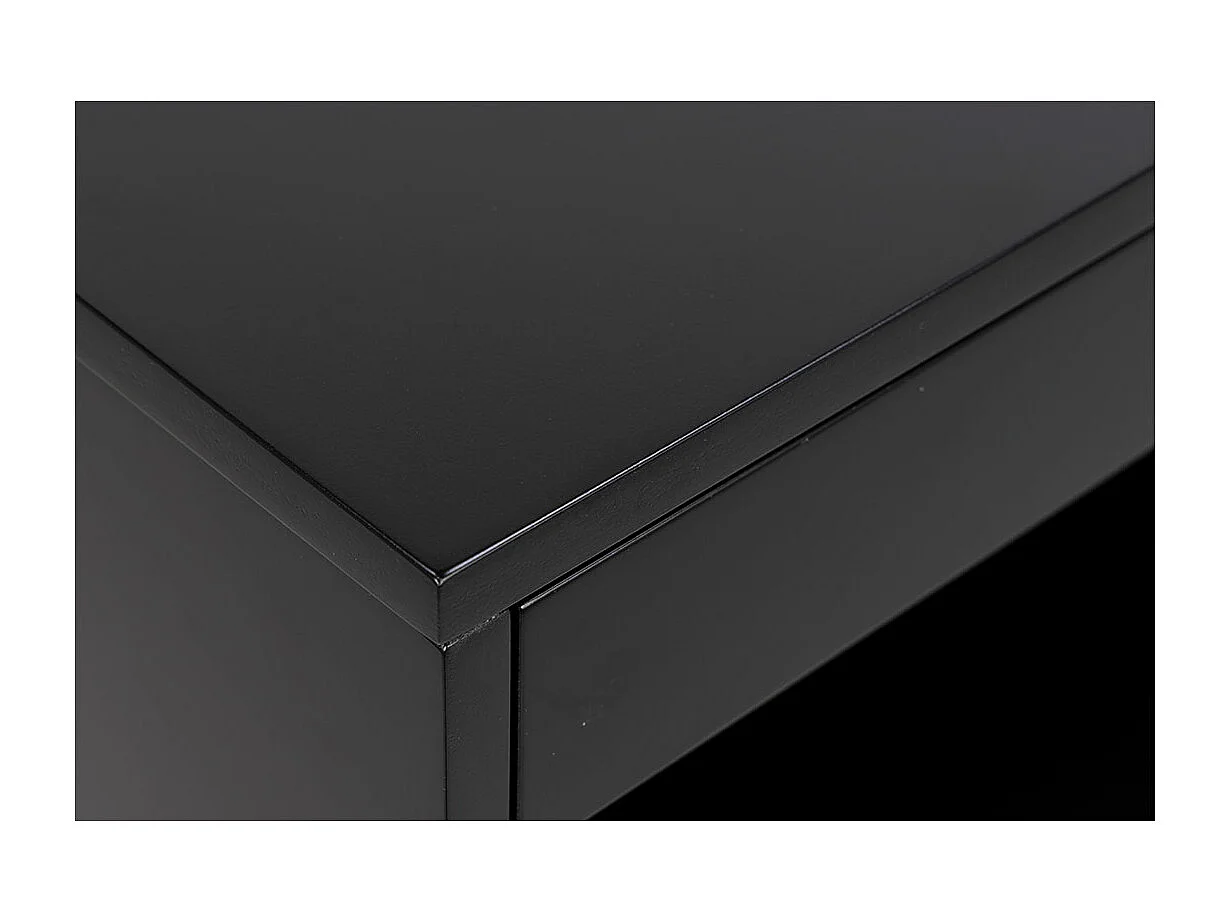 Karl nachtkastje 1 lade zwart.