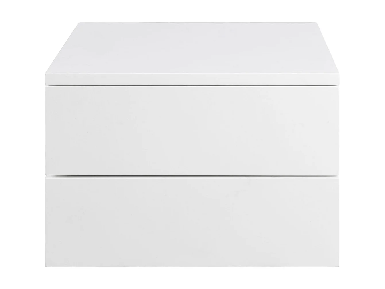 Avignon Nachttisch 2 Schubladen weiß.