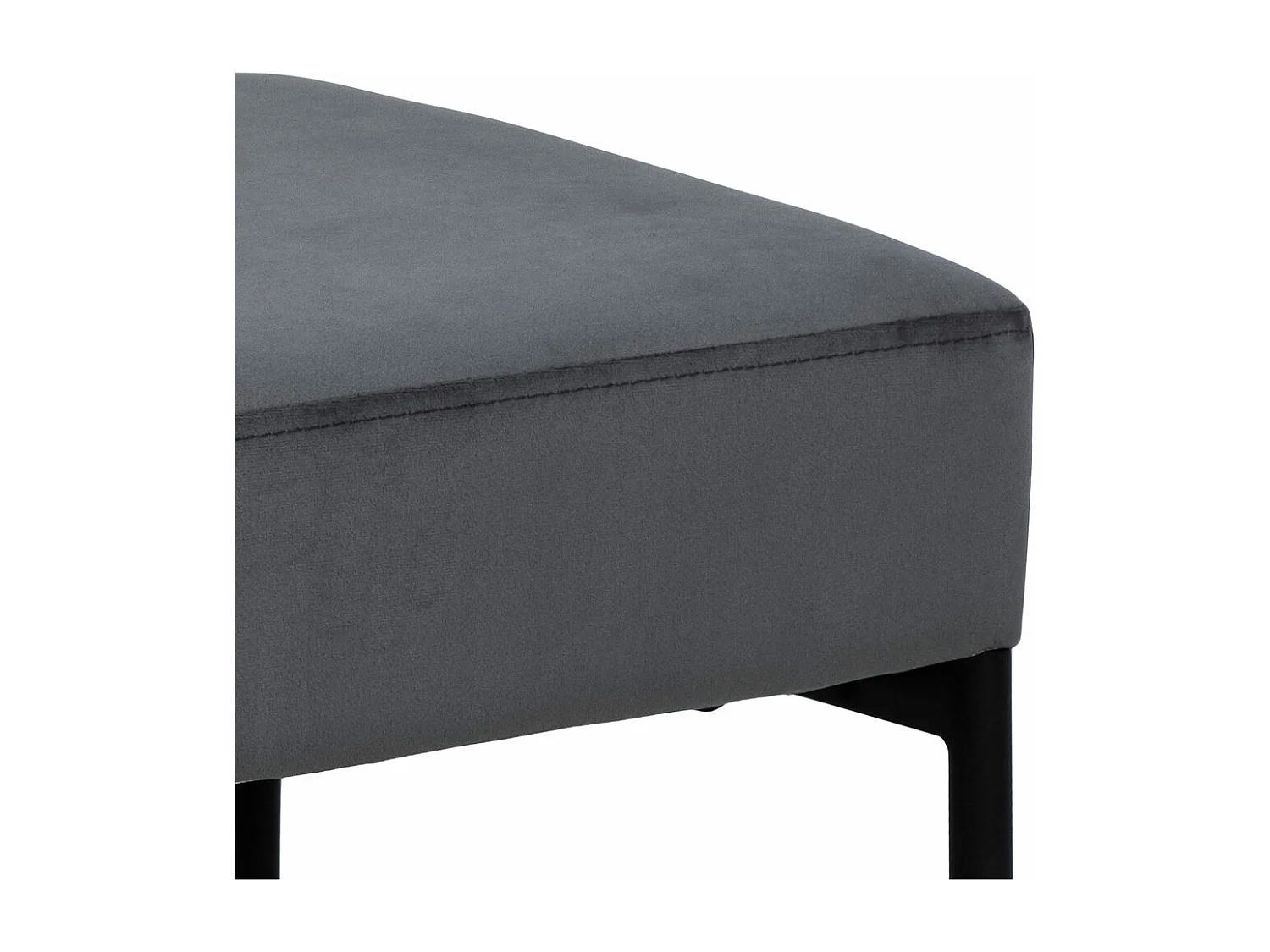 Xenia Sitzbank Velours grau.