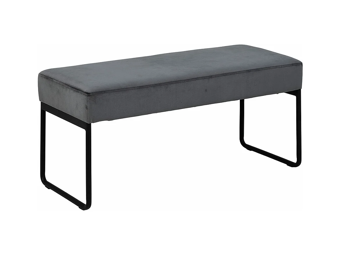 Xenia banc velours gris.