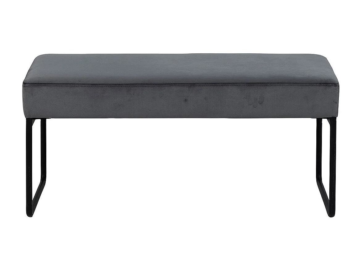 Zion bank velour grijs.