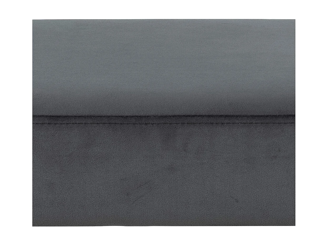 Zion bank velour grijs.