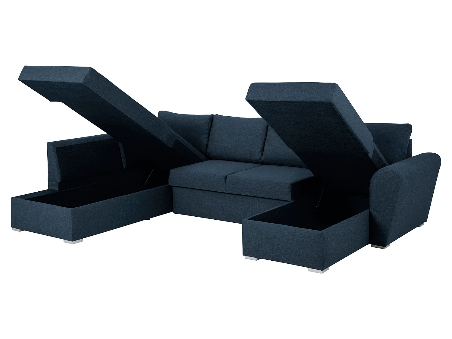 Stefan Schlafsofa Chaiselong rechts, blau.