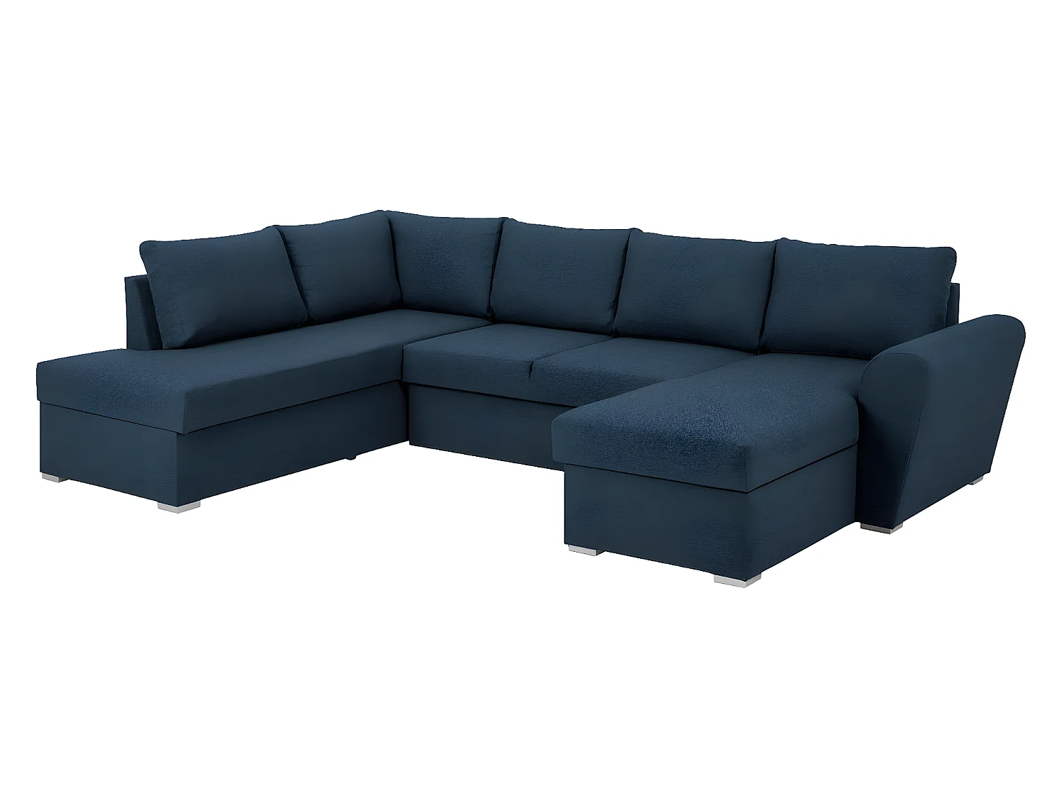Stefan Schlafsofa Chaiselong rechts, blau.