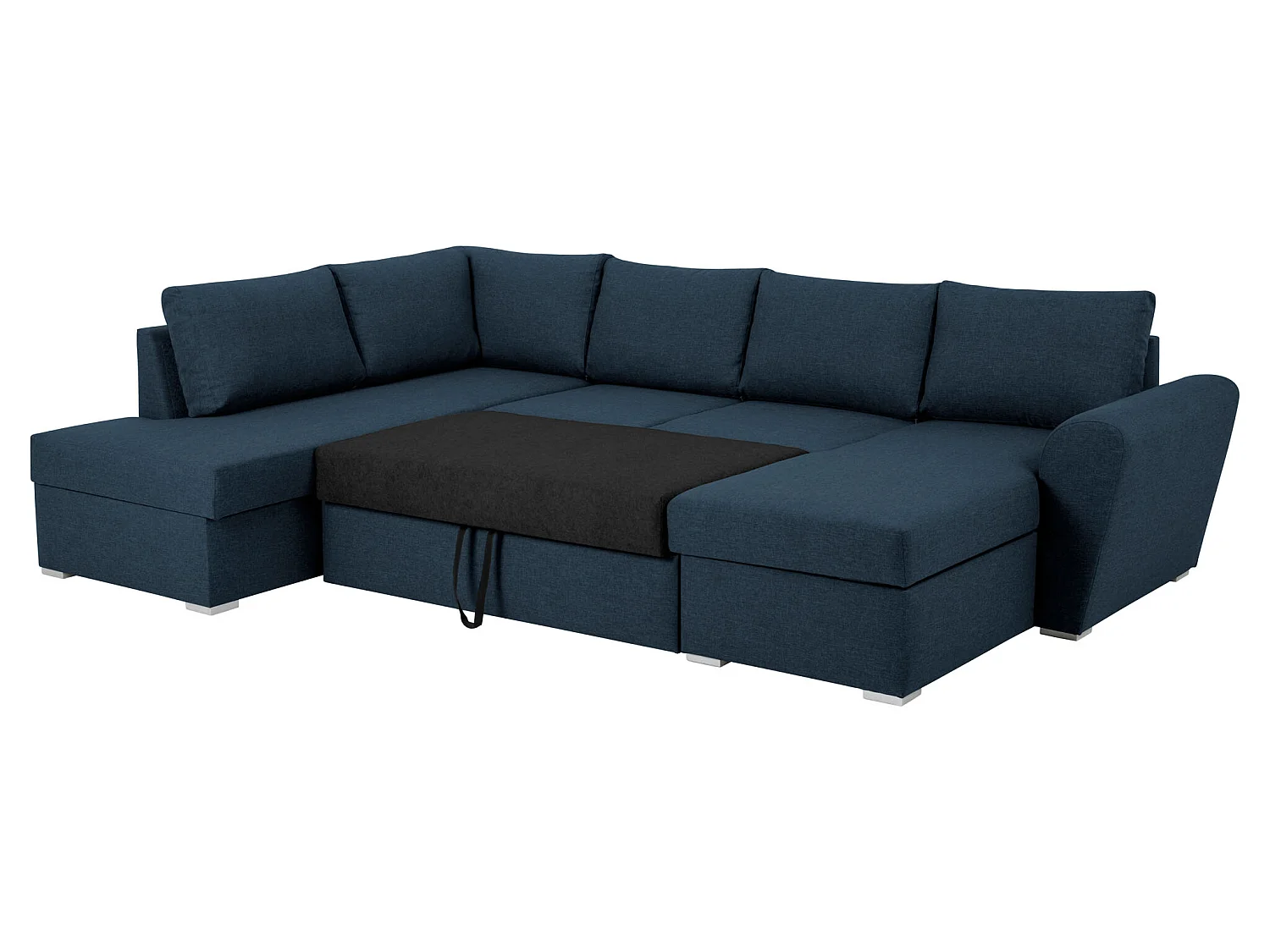 Stefan Schlafsofa Chaiselong rechts, blau.