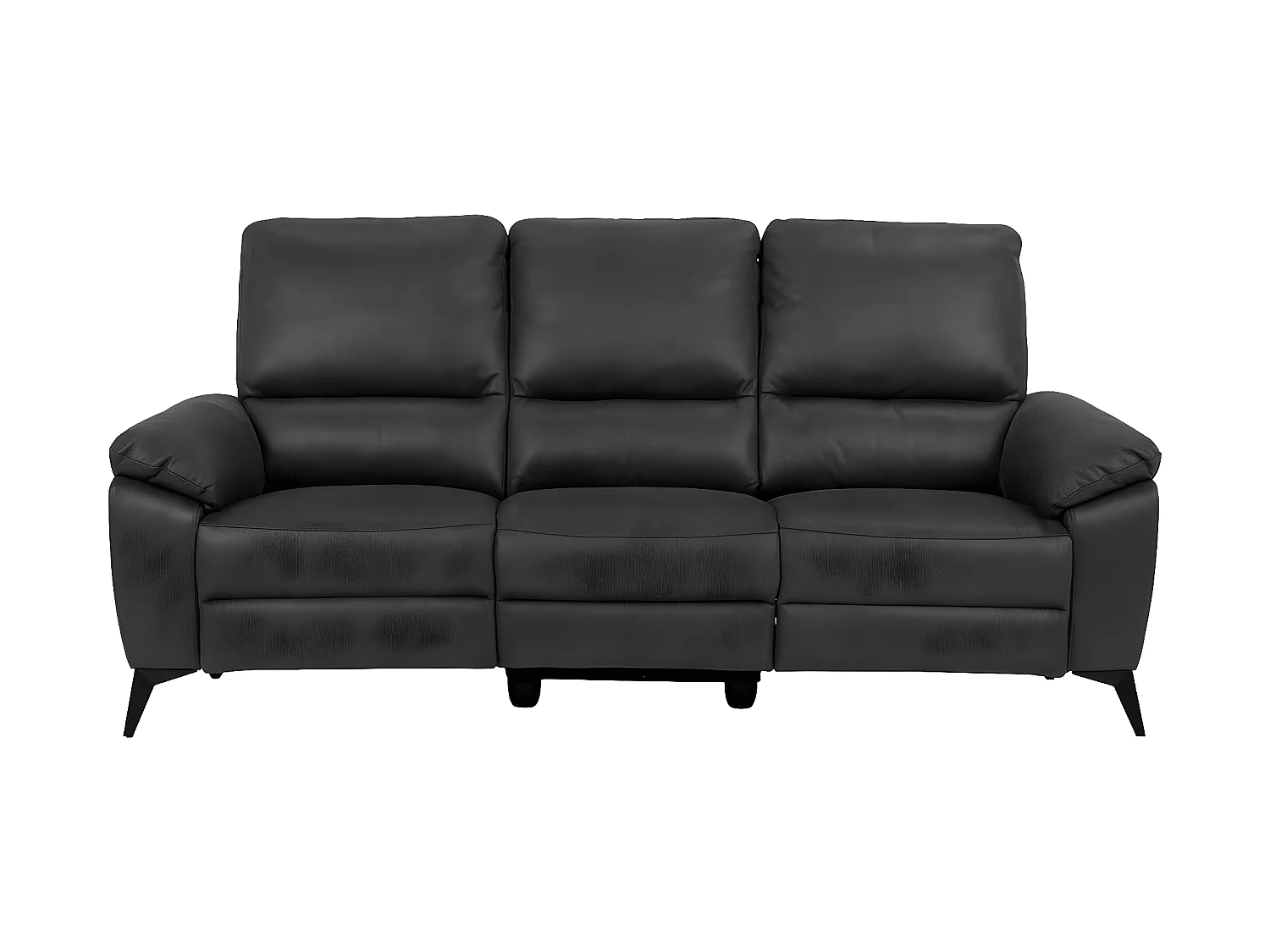 Rie Canapé 3 places, fauteuil inclinable électrique, gris.