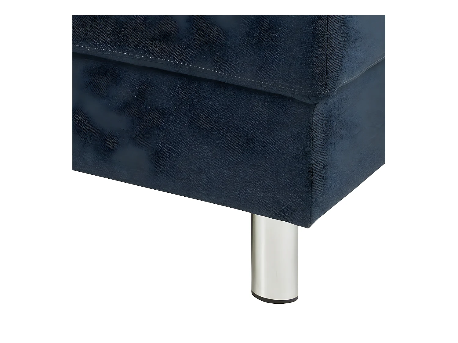 Calverton hoekbank chaise longue rechts gericht donkerblauw.