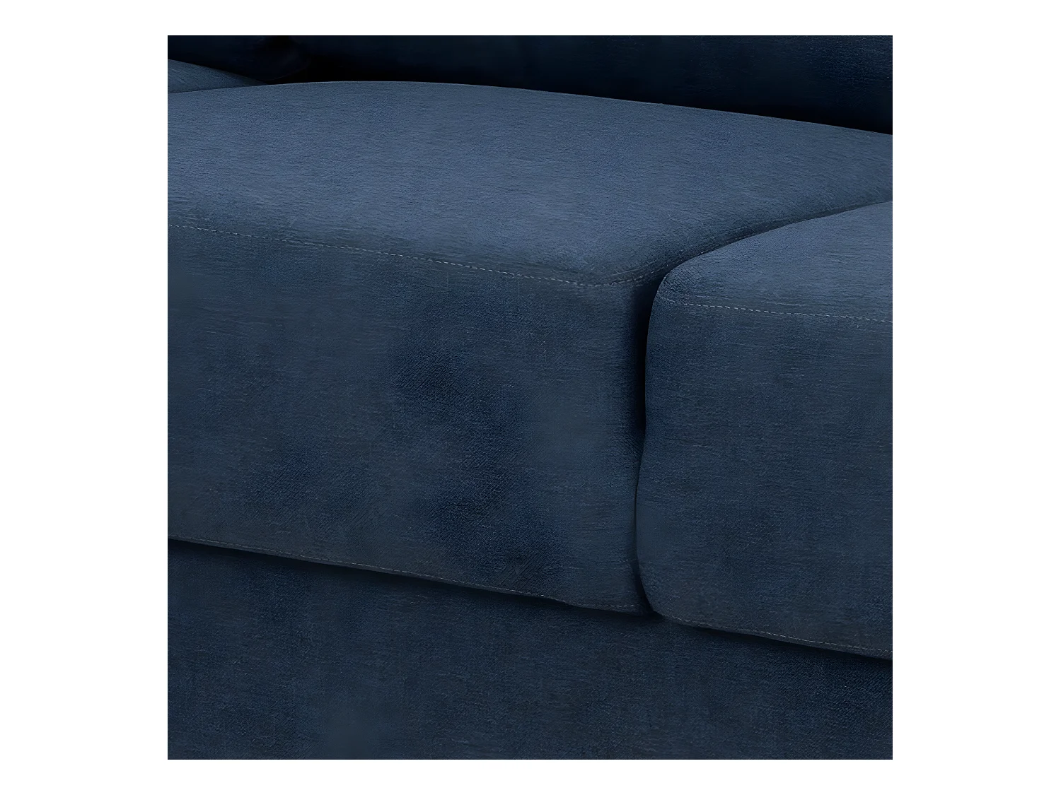 Calverton hoekbank chaise longue rechts gericht donkerblauw.