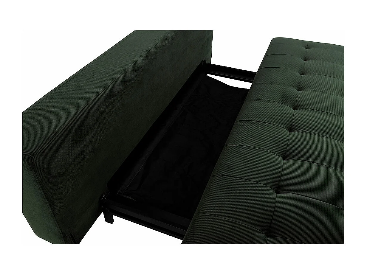 Blain Schlafsofa Samt grün.