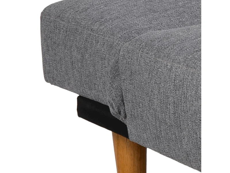 Lucca Schlafsofa inkl. 2 Kissen grau.