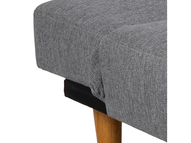 Lucca Schlafsofa inkl. 2 Kissen grau.