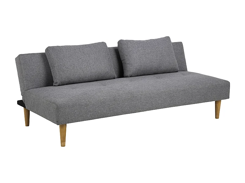 Lucca Schlafsofa inkl. 2 Kissen grau.