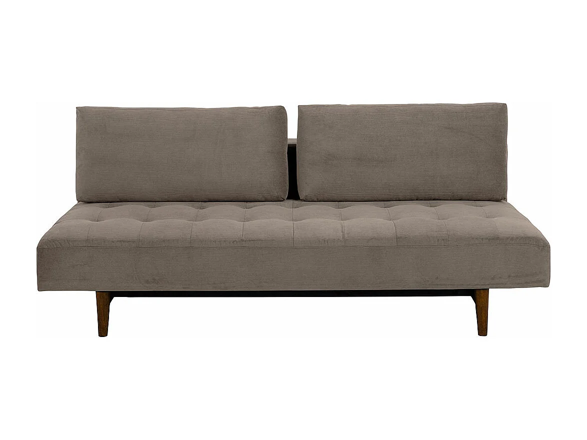 Blain canapé-lit velours beige.