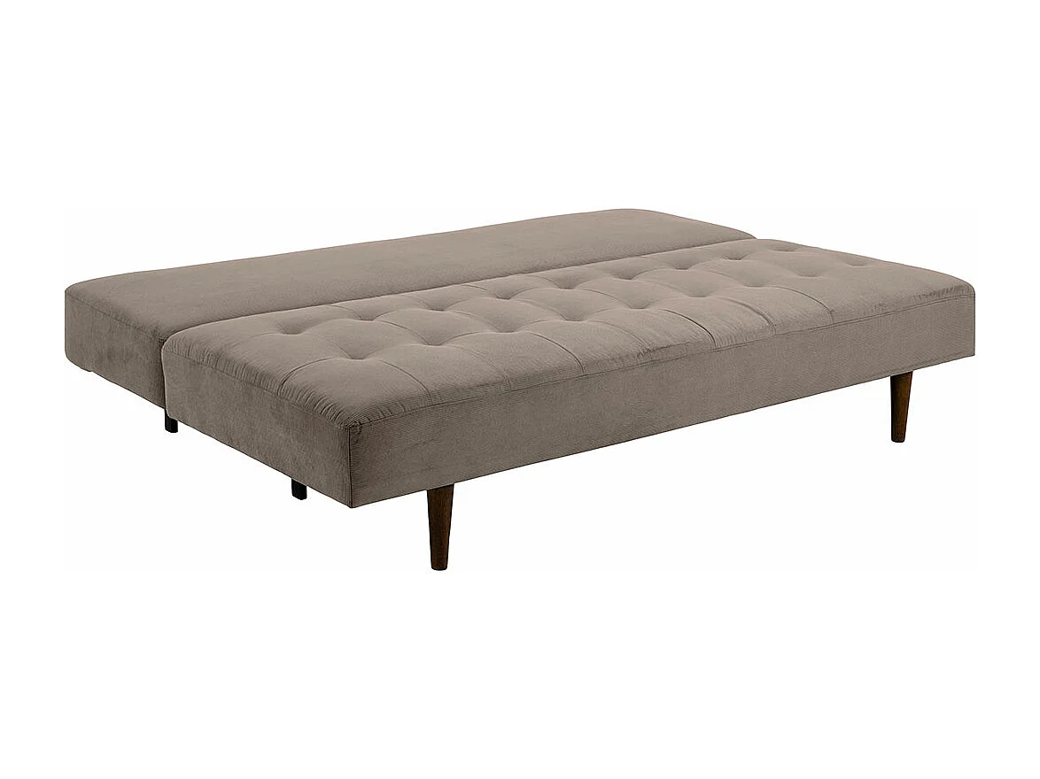 Blain canapé-lit velours beige.