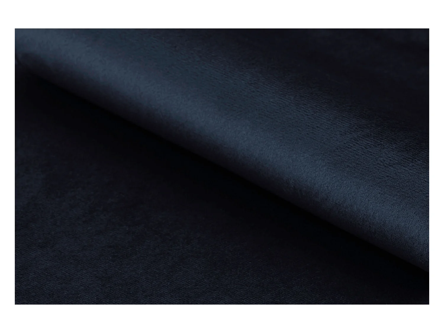 Sacramento slaapbank chaise longue omkeerbaar, verborgen opslag en uitschuifbaar bed donkerblauw.