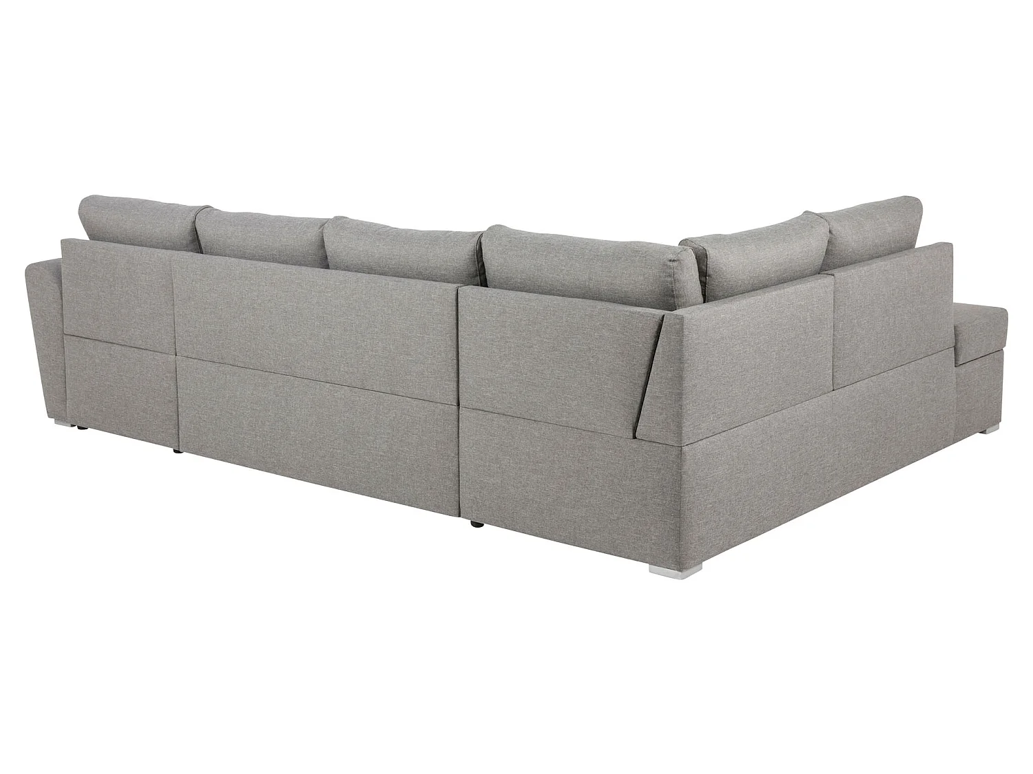 Stan Canapé-lit, chaise longue côté droit, gris clair.