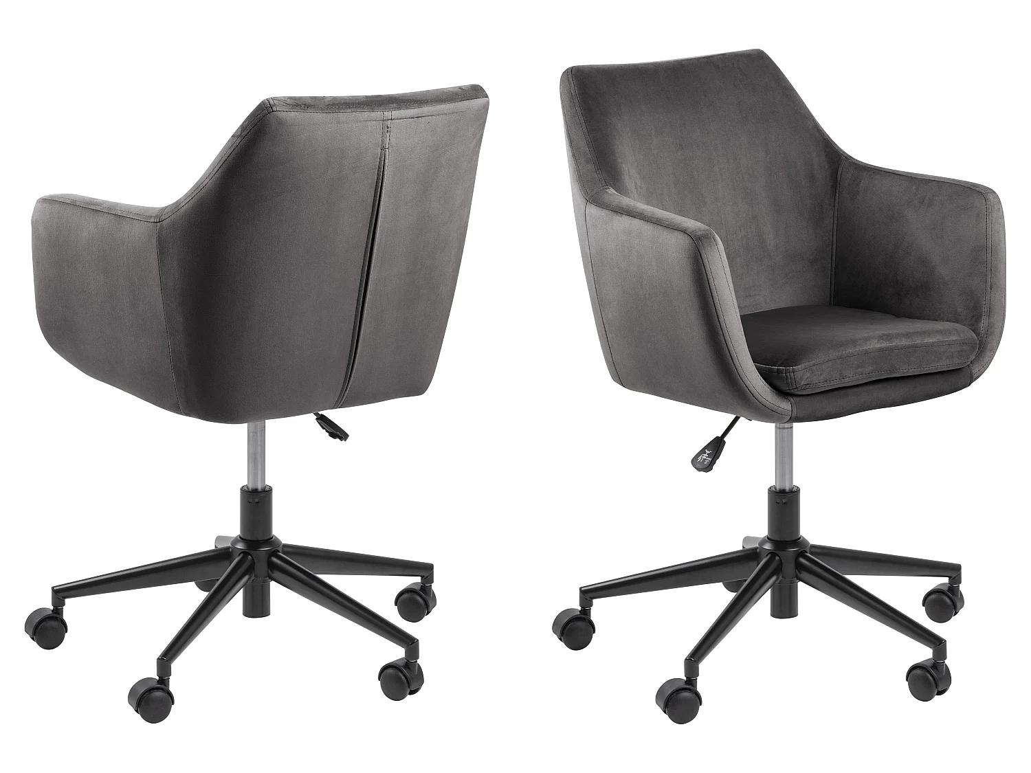 Noel Bürostuhl dunkelgrau, schwarz.