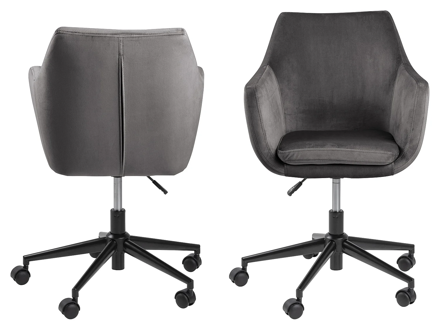 Noel Bürostuhl dunkelgrau, schwarz.