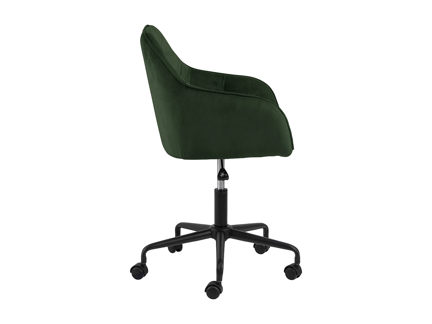 Brooke Chaise de bureau en velours, vert.