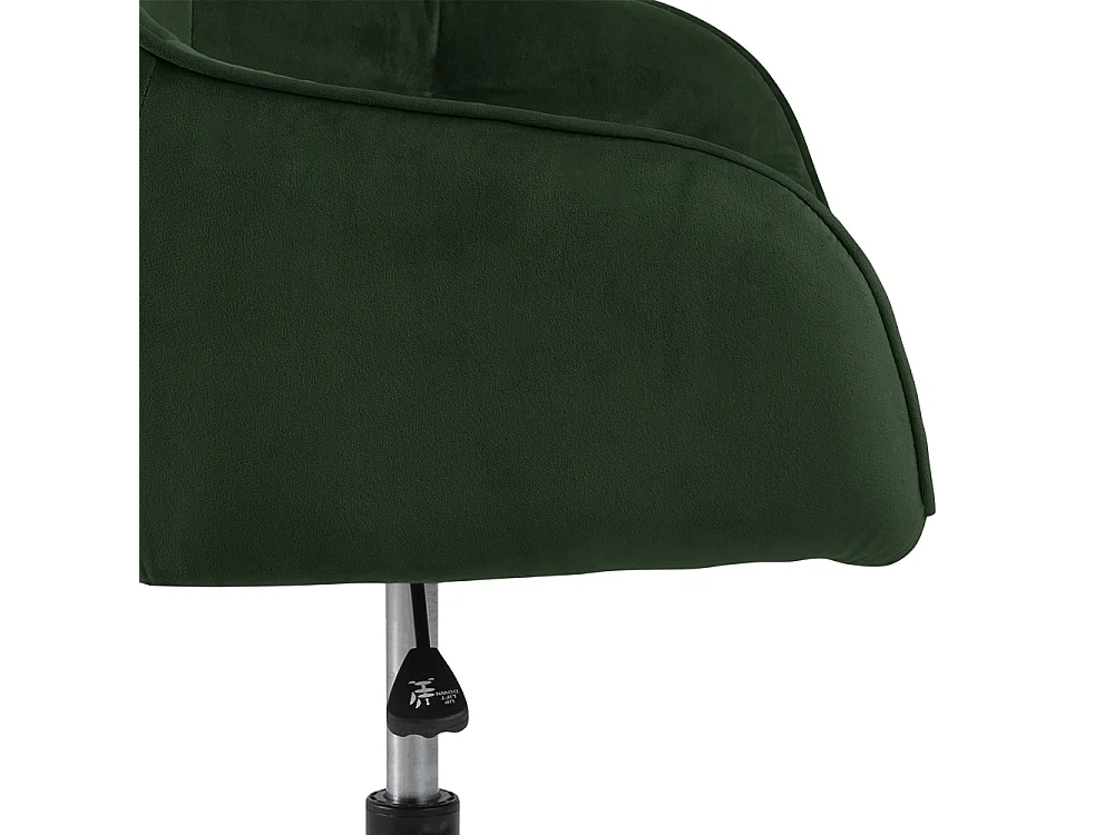 Brooke Chaise de bureau en velours, vert.