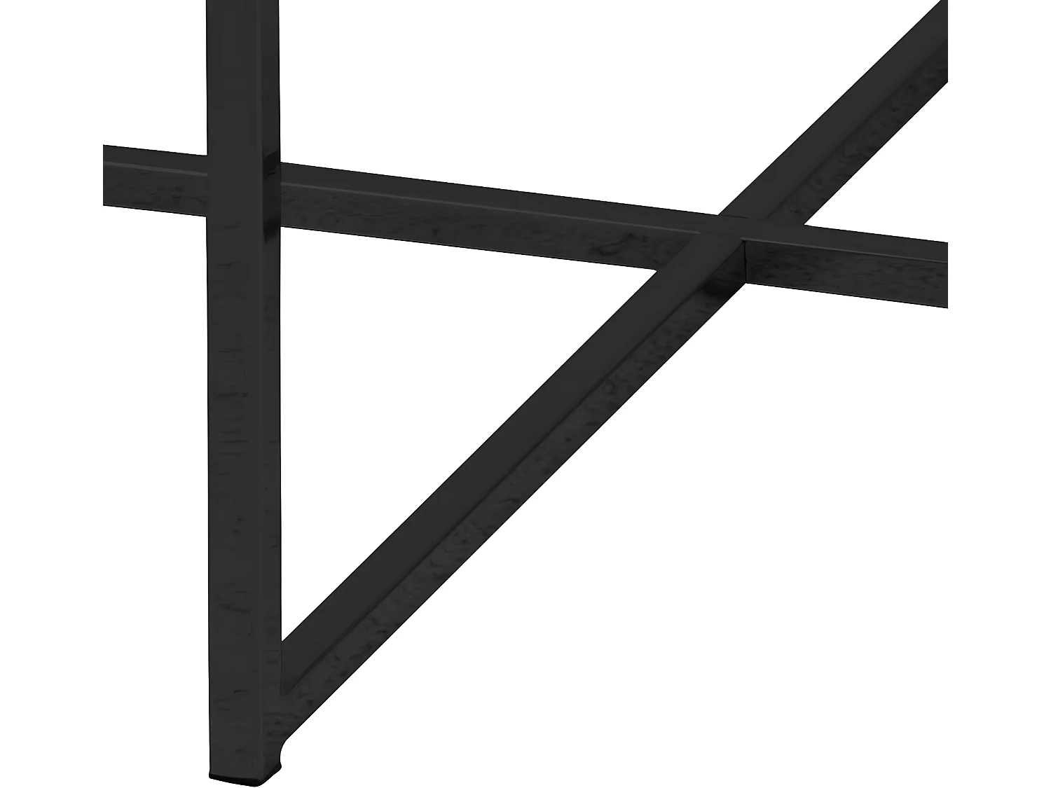 Alisma salontafel Ø80 cm marmer decor zwart.