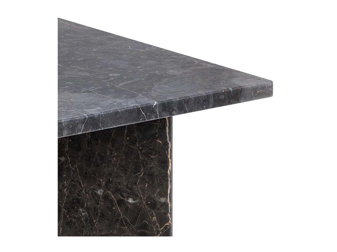 Vega table basse marbre marron.