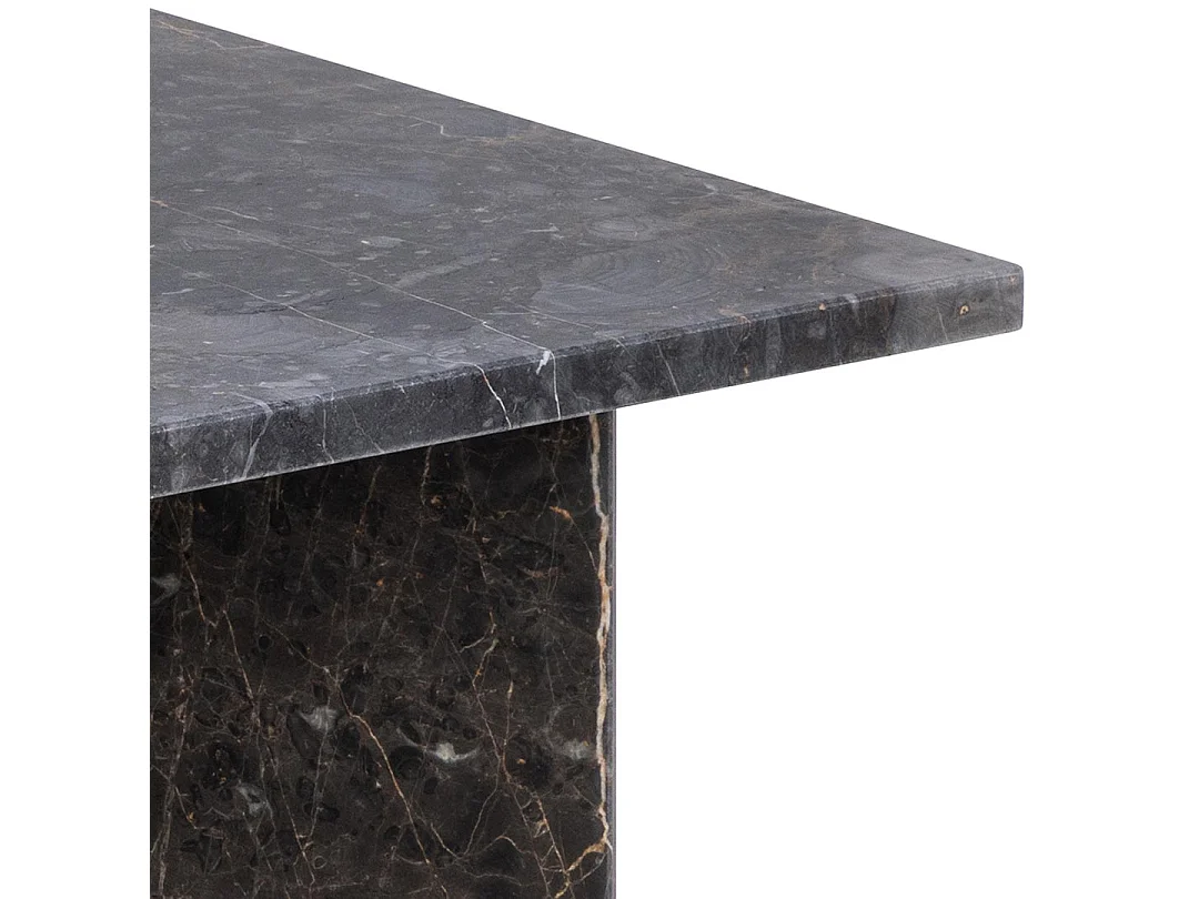 Vega table basse marbre marron.