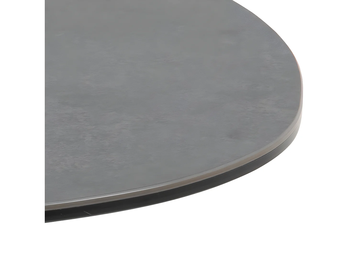 Barnsley Table basse 95 x 100 cm verre noir.