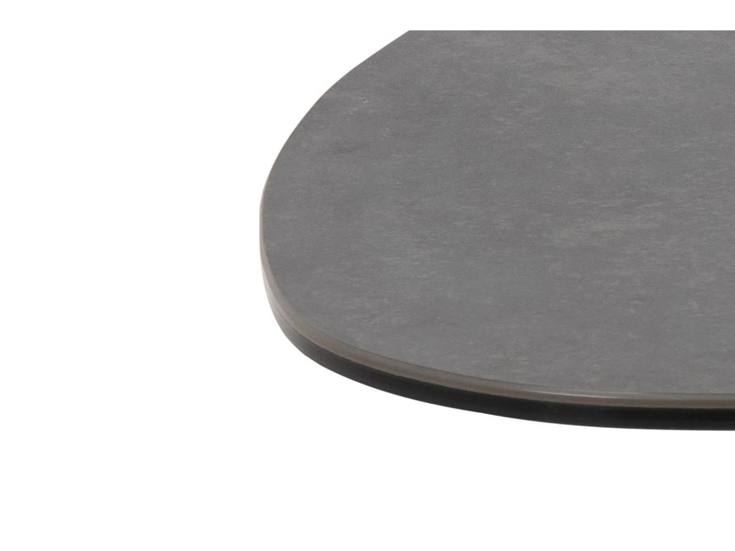 Barnsley Table basse 95 x 100 cm verre noir.