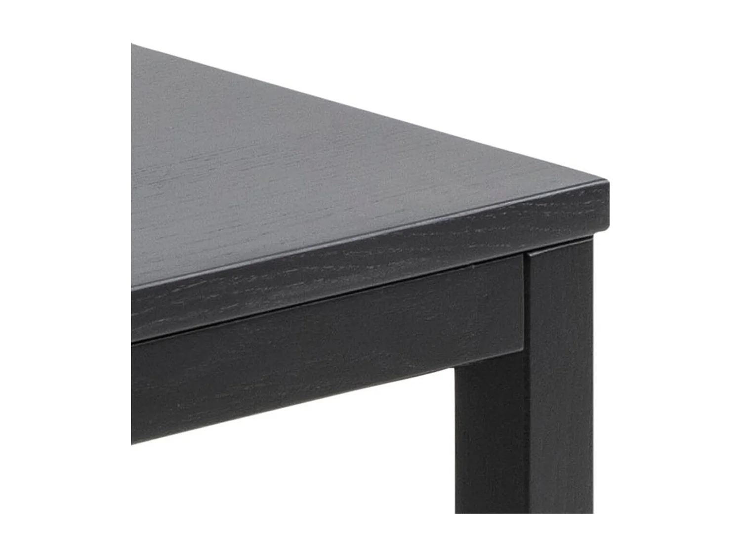 Cornus Tables basses gigognes, set de 3 pièces, noir.