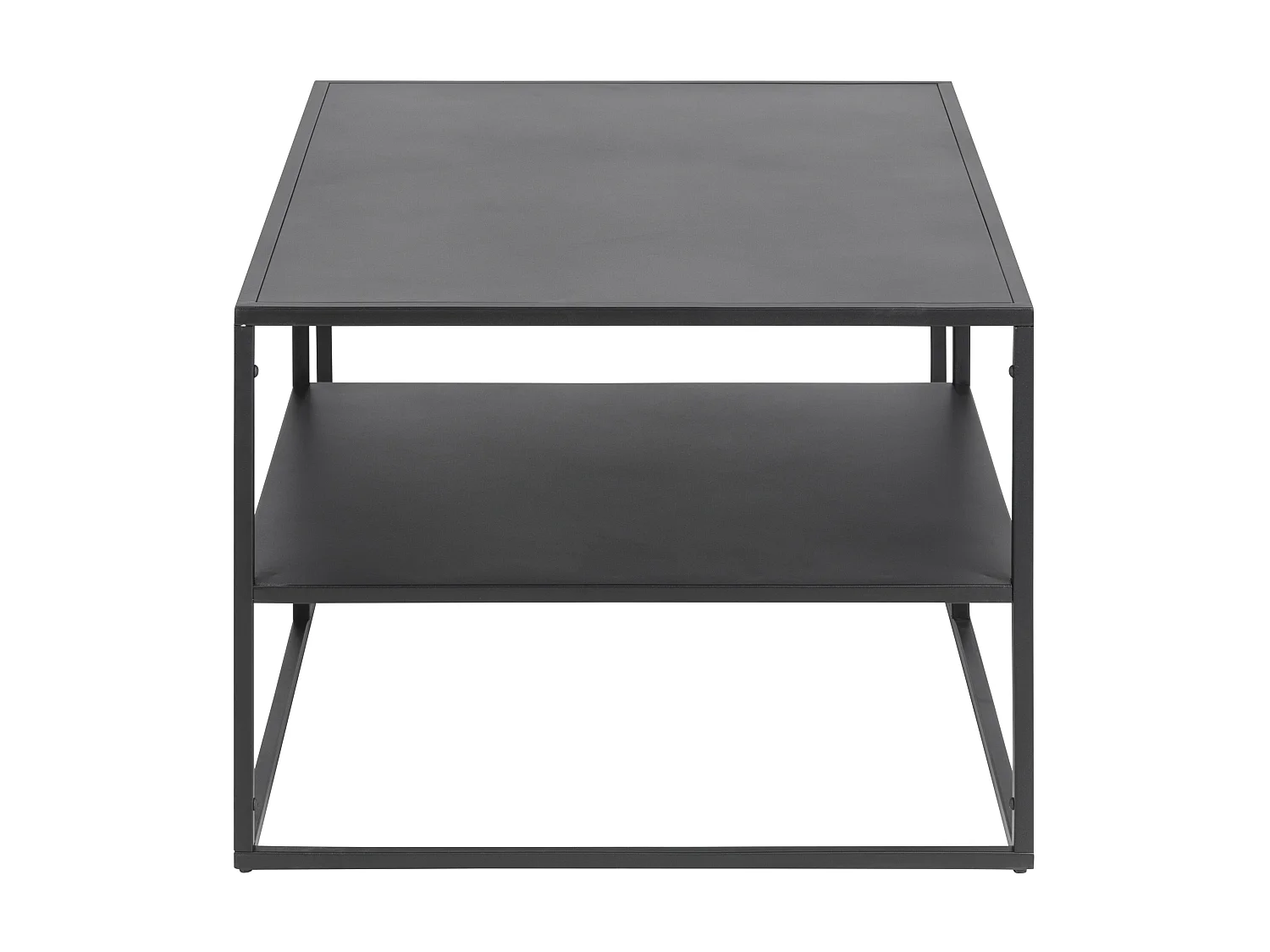 Virame Couchtisch mit 1 Ablage Schwarz.