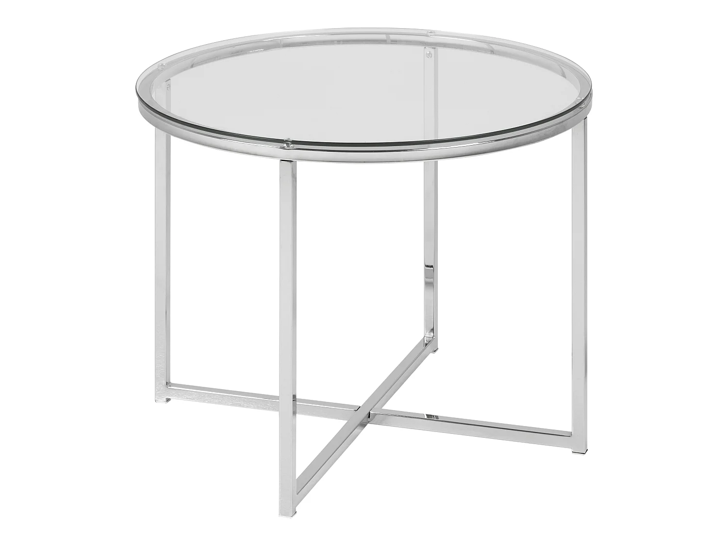 Cape hoektafel Ø55cm helder.
