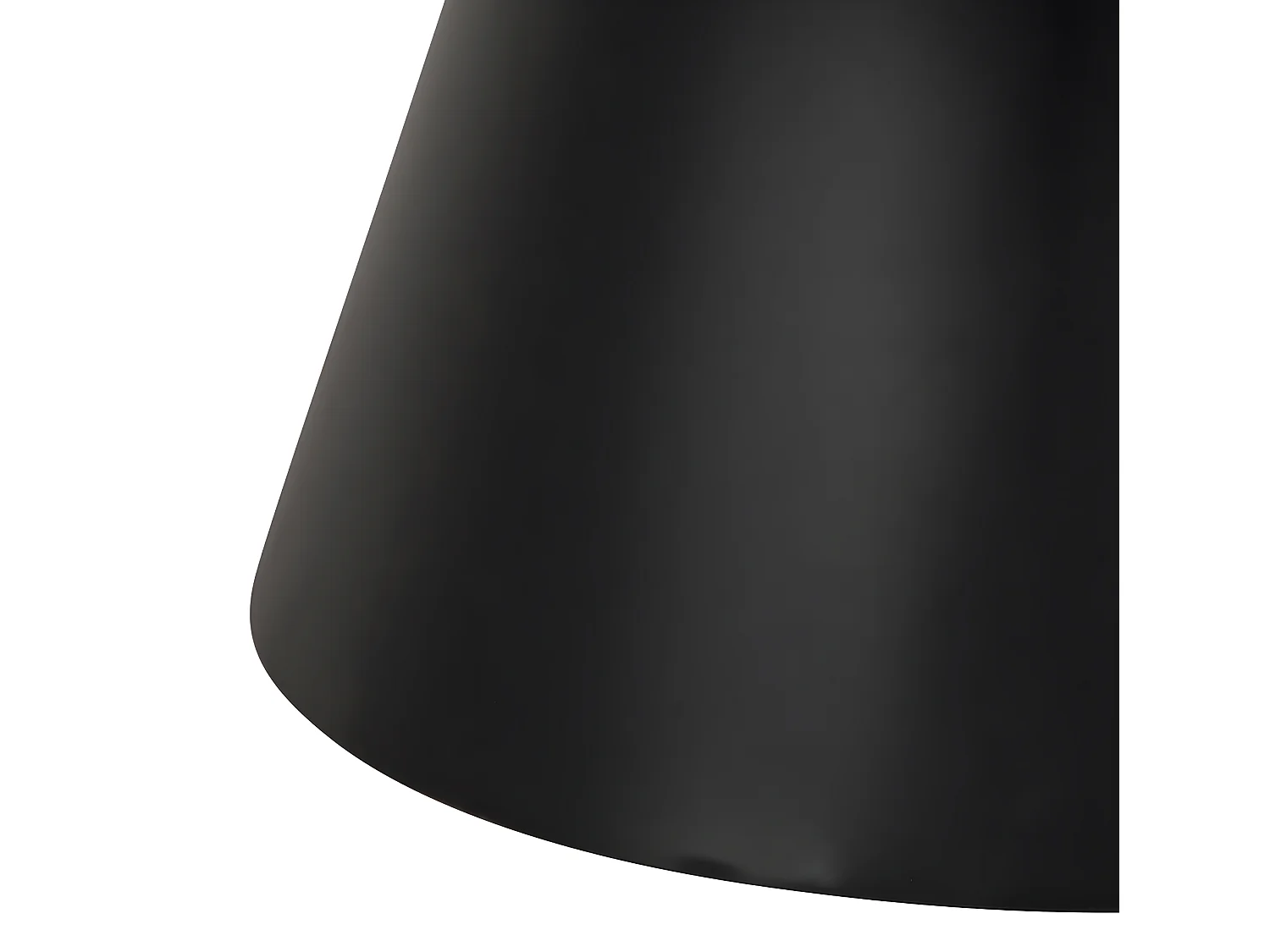 Sun Table basse Ø85 cm, noir.