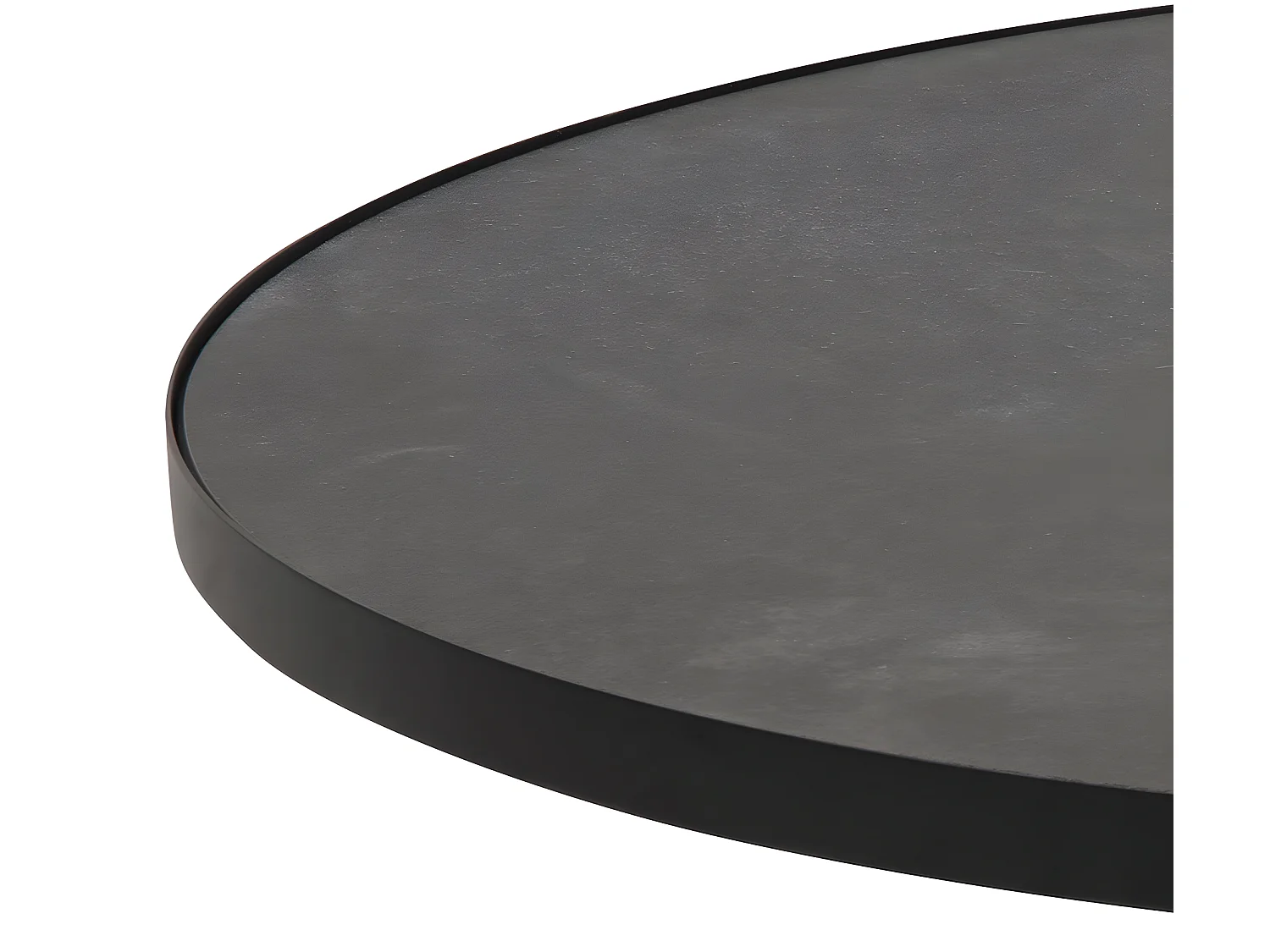 Sun Table basse Ø85 cm, noir.