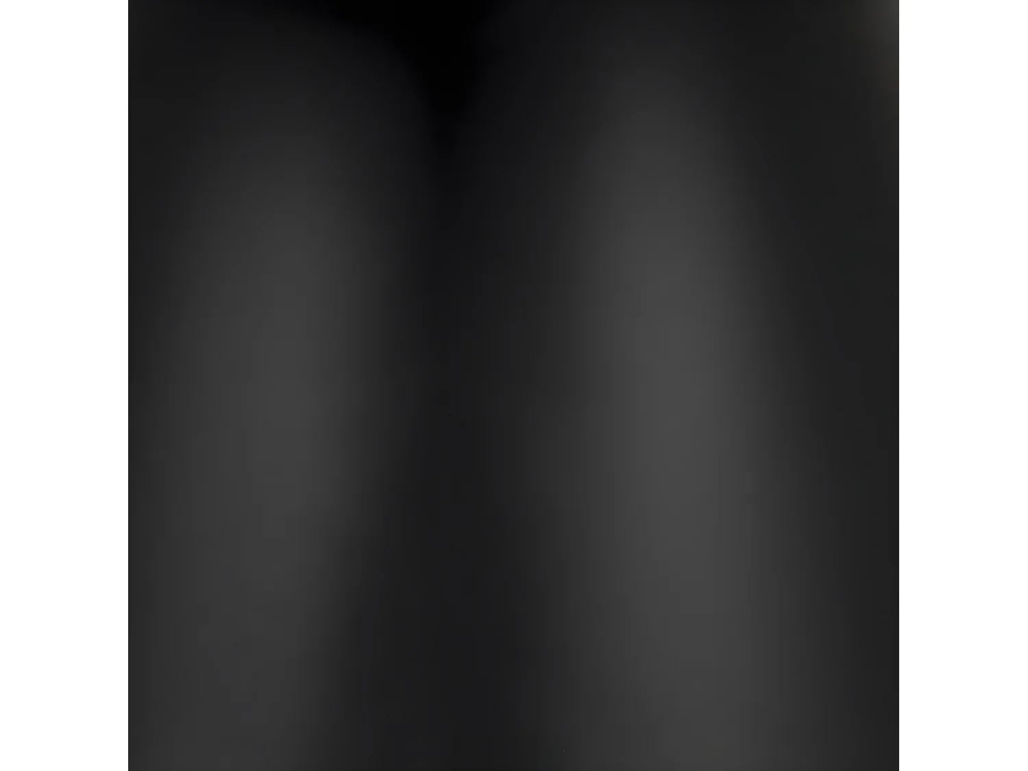 Sun Table basse Ø85 cm, noir.